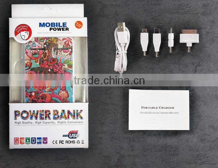 2014 New Cheap ABS Mobile Power Bank Charger for Smart phones