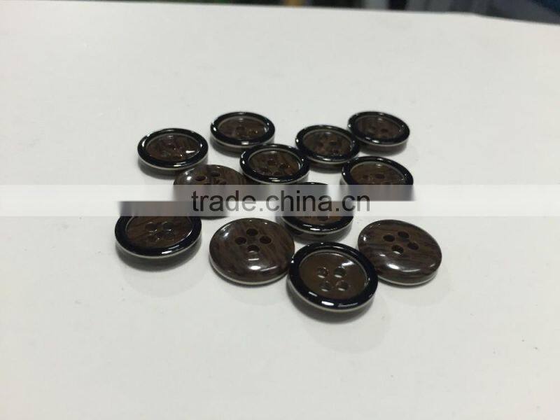 panel veneer resin buttons for garments accessory