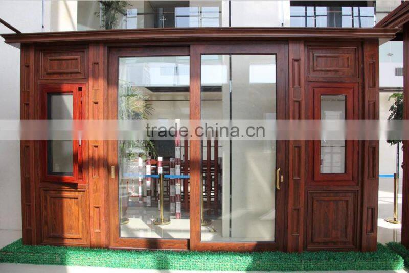 Wooden aluminum pergola