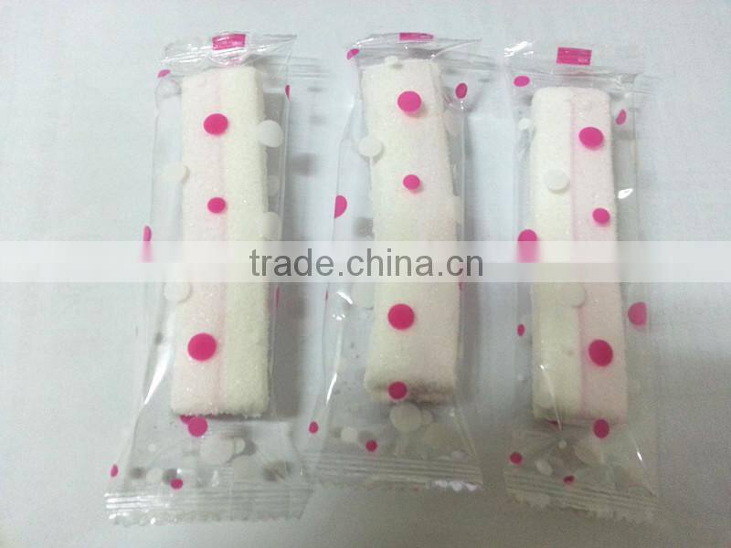 individual wrapped marshmallow candy white sugar coated coconut