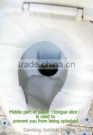 1/4 Disposable Paper Toilet Seat Cover