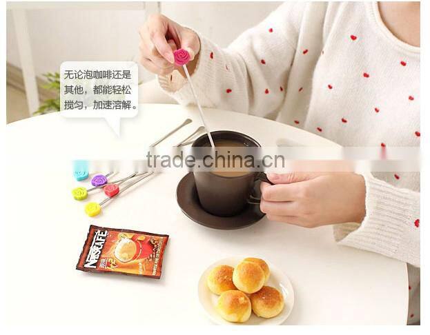2015 New Design finger silicone puddler,silicone Stirring stick,coffee stir stick