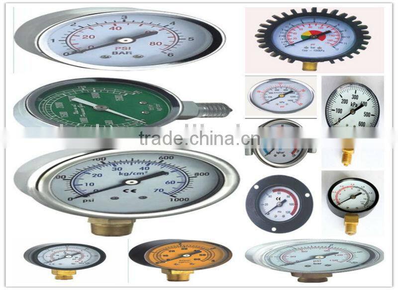 steel argon dry pressure gauge (with ce)