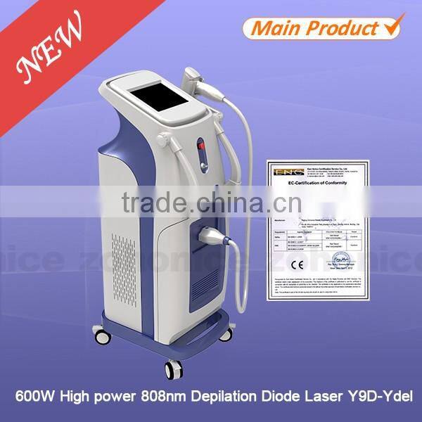 Y8B Powerful 808nm Diode Laser Hair Removal Machine