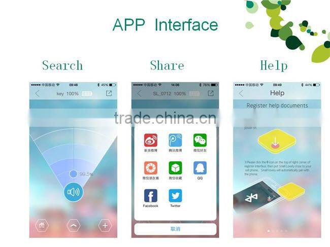 Small Lovely Smart Bluetooth Finder Anti Lost Wireless Alarm Tracker for iOS/Android