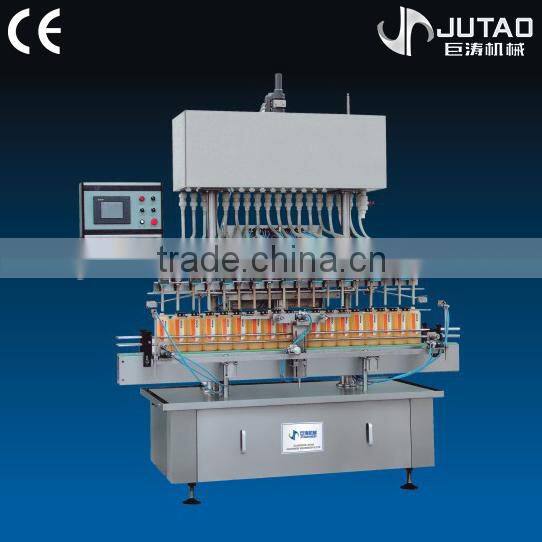 Anti-corrosion straight line semi automatic bottle filling machine