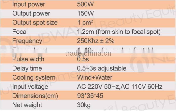 New products 2016 weight loss machine hifushape hifu slimming machine