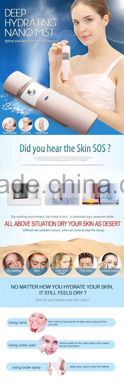 Personal Handheld Nano Atomizer and Ionizing Handy Mister