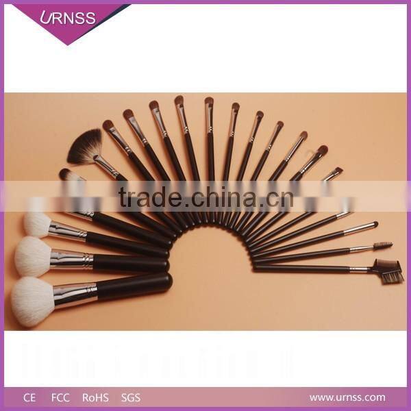 Wholsale Natural Hair Makeup Brushes Set With High Quality