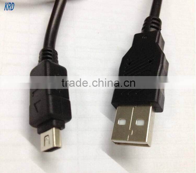 Camera USB Data Cable 12Pin Charging Cable For Olympus CB-USB5 / CB-USB6FE SP Stylus Series
