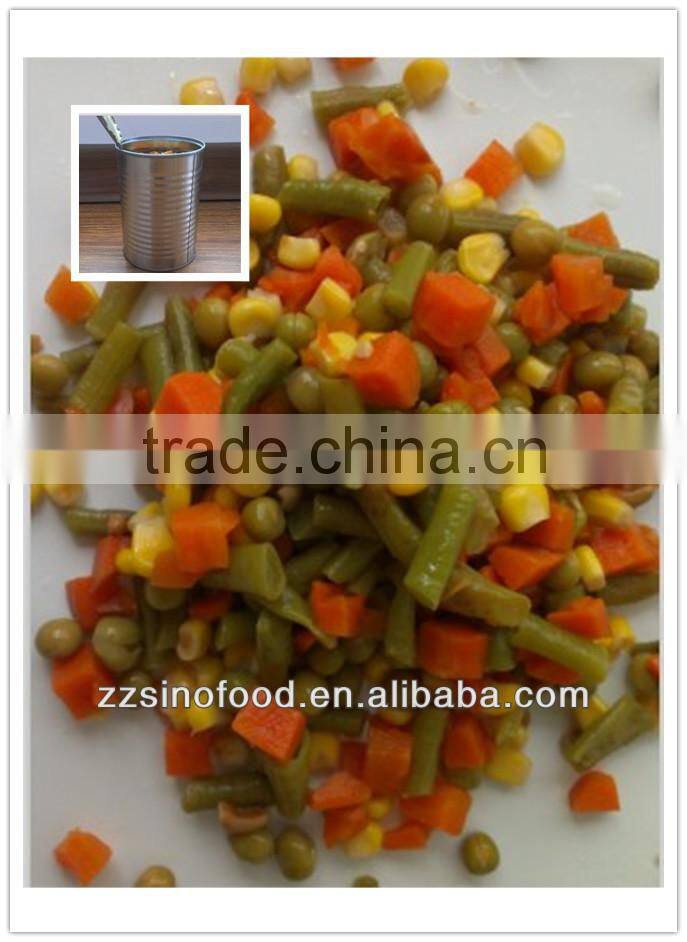 Chinese Food Canned Mixed Vegetable in Canned Food Production Line