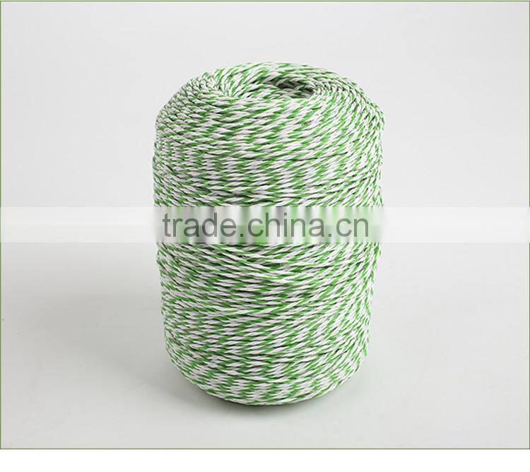 High quality electric fence post poly rope for animal farm fence