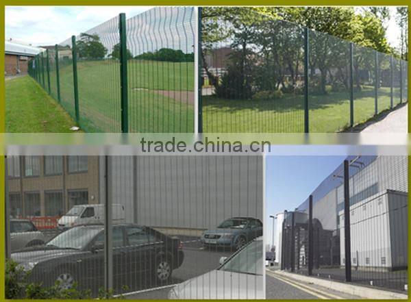 China factory supplying 8 guage 0.5"x3" mesh count edge protective barrier 358 security fencing anti climb mesh panels