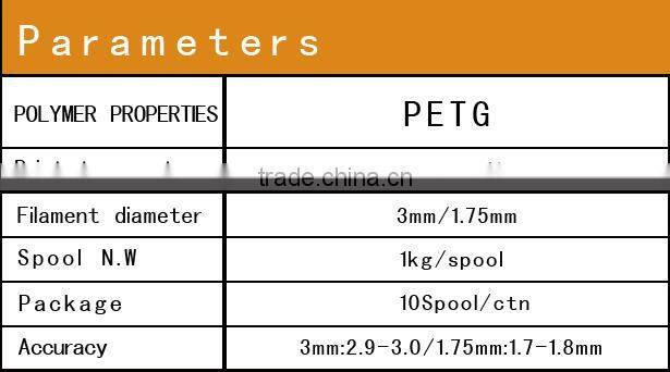 eSUN 3mm PETG filament for 3D printer