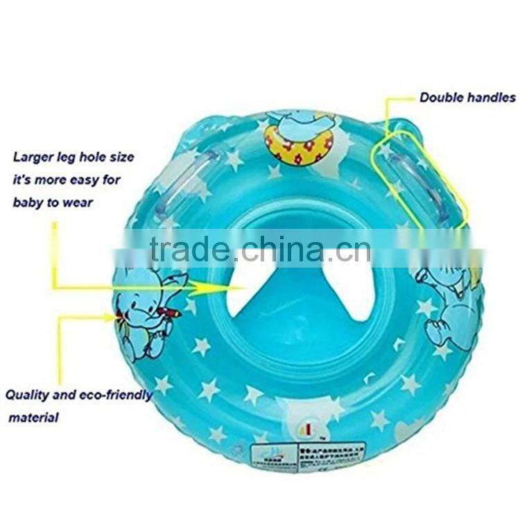 cute inflatable baby float seat ring Water Sport Swimming Rings For baby