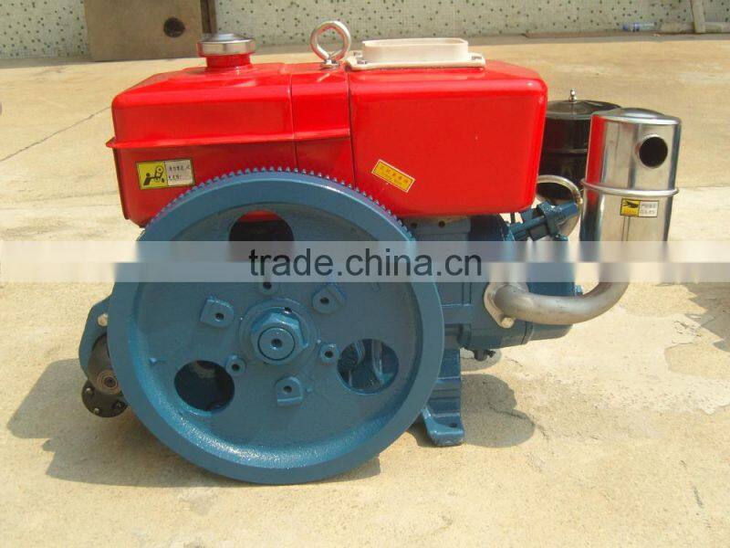 Single cylinder 4 stroke water cooled diesel engine