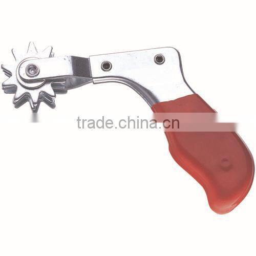 bonnet cleaning tools , grinding wheel knife,body is CRS ( Cold Rolled Steel ) with zinc coating ,the red part is made of PVC