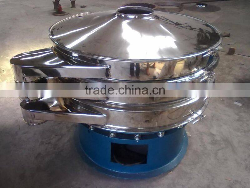 contact material part is stainless steel Rotary vibrating screen