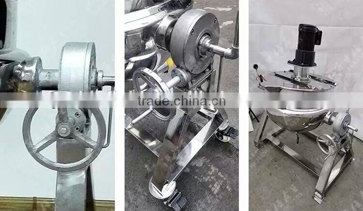 High Quality Cooking Pot Steam Jacketed Kettle,Porridge Cooking Pot Mixing Machine