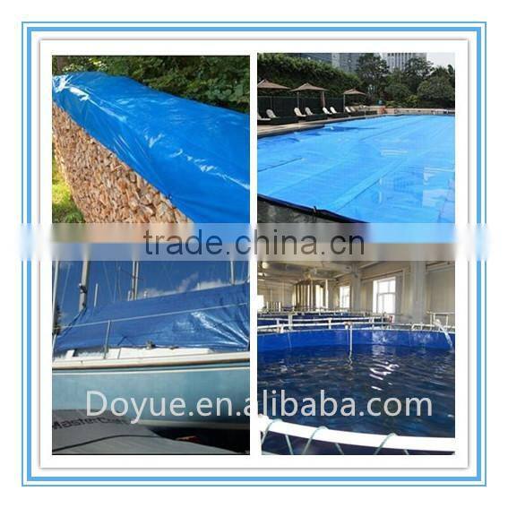 China supplier waterproof cross laminatede reinforced plastic eyelets tarpaulin for pool cover