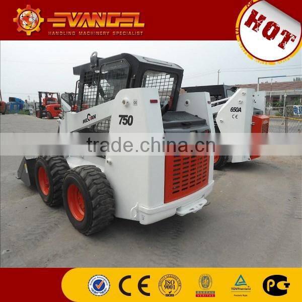 Wecan 750kg skid steer loader with inside cabin GM750