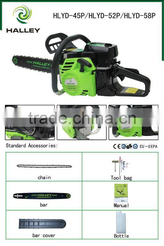 2015 New West Petrol Chainsaw 5200 with Catalase Test for Sale HLYD - 52N
