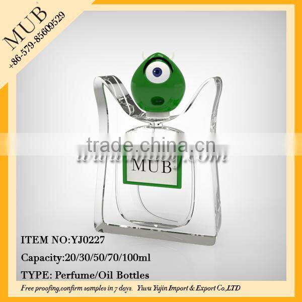 Beauty decorative perfume bottles for kids empty crystal perfume bottle