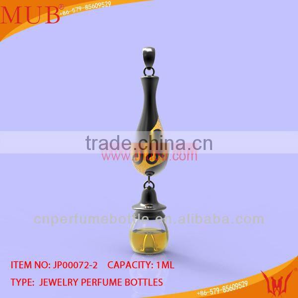 Glass Jewelry Vase Shape Necklace Glass Bottle