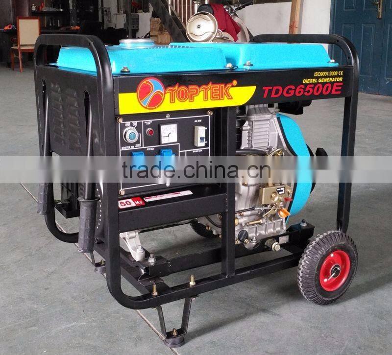 220 volt electric 3kw 5kw portable diesel generator