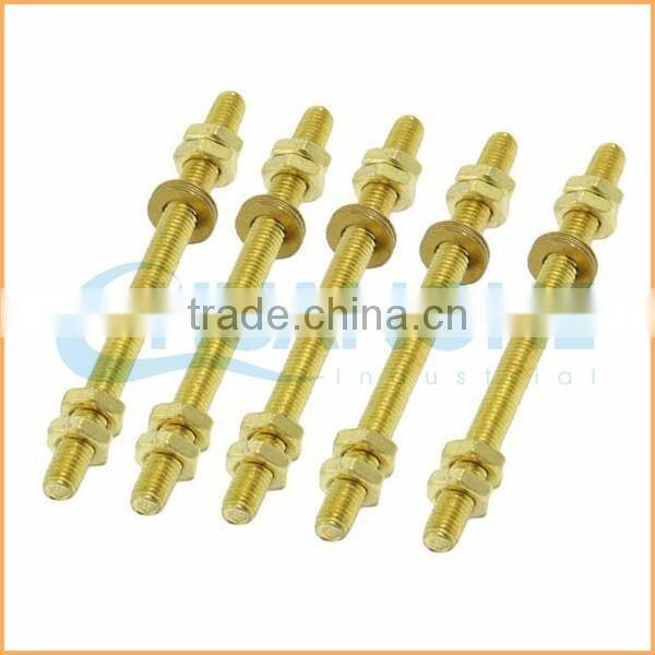 Factory direct sales high quality zinc plated double end stud bolt