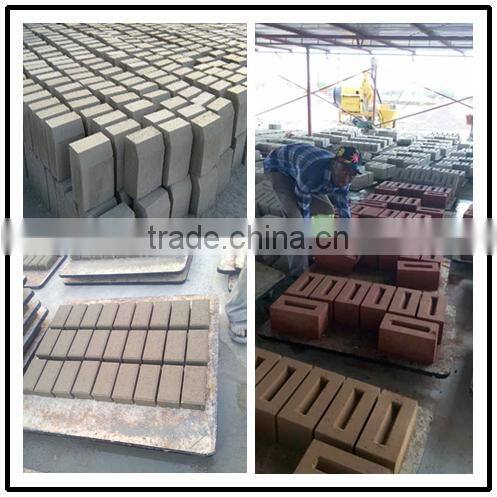 Small and cheap semi-automatic brick block making machine