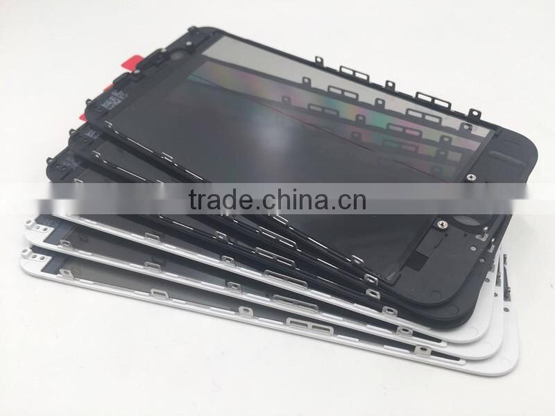 2017 Hot selling 4 in 1 glass with cold press frame with OCA sheet film with polarizer for iPhone