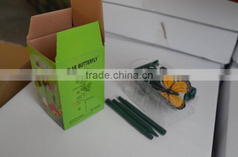solar butterfly Solar and Battery Powered Fluttering butterfly solar fluttering buftterfly flying butterfly