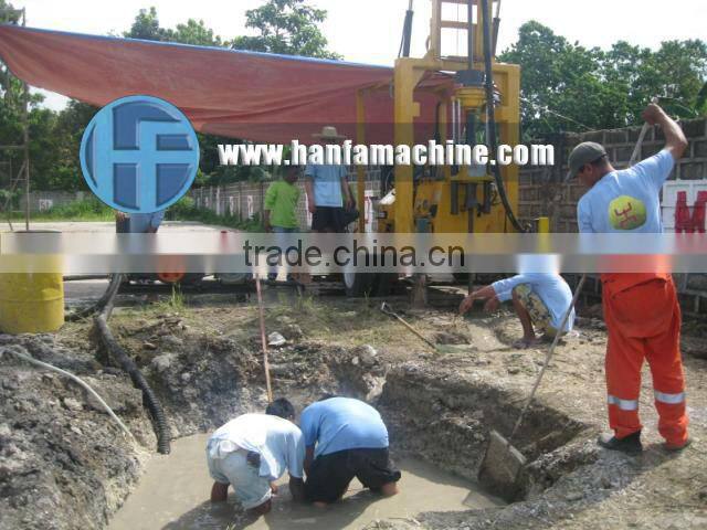 hot hot hot!!! deep water well drilling rigs with wheel chassis