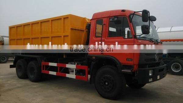 Factory sale 6*4 DONGFENG Hook Arm Trash Truck 16m3