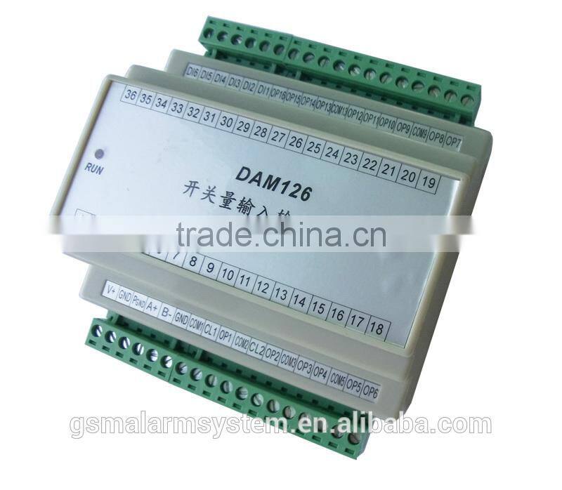 Weather station monitoring module 16-Channel 4-20 map Analog inputs Module DAM140 support MODBUS protocol connect to SCADA