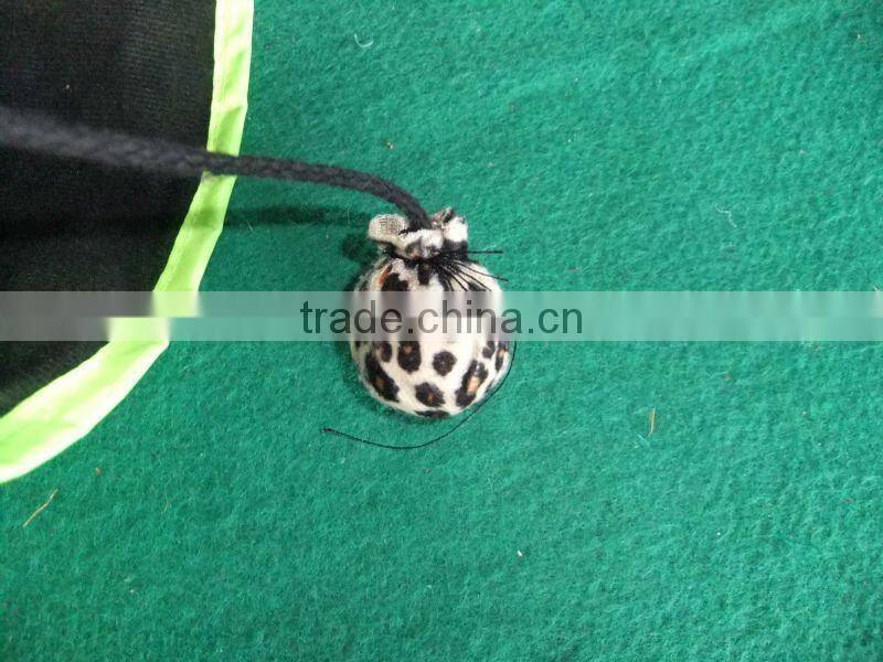 Pet Tunnel Puppy Dog Fun Collapsible Pet Obedience Agility Training Tunnel Striped Cave Chute Tool