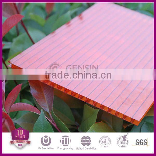 China factory offered 2100*5800mm mutiwall polycarbonate sheets