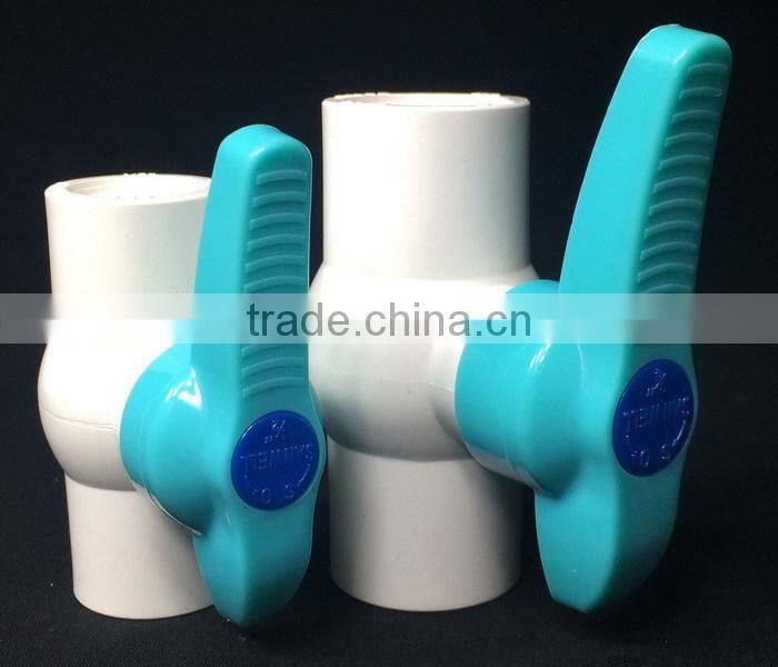 PVC ball valve with female connection by Chinese supplier