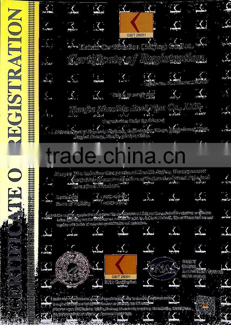 spiral steel pipe made in tianjin, china mainland zhaolida steel pipe