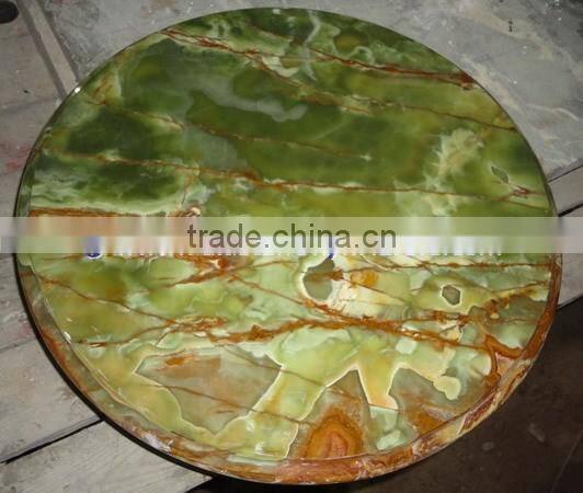 HOT SALE POPULAR DARK GREEN ONYX TABLE TOPS COLLECTION