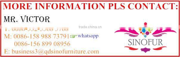 sinofur wooden padded folding chair