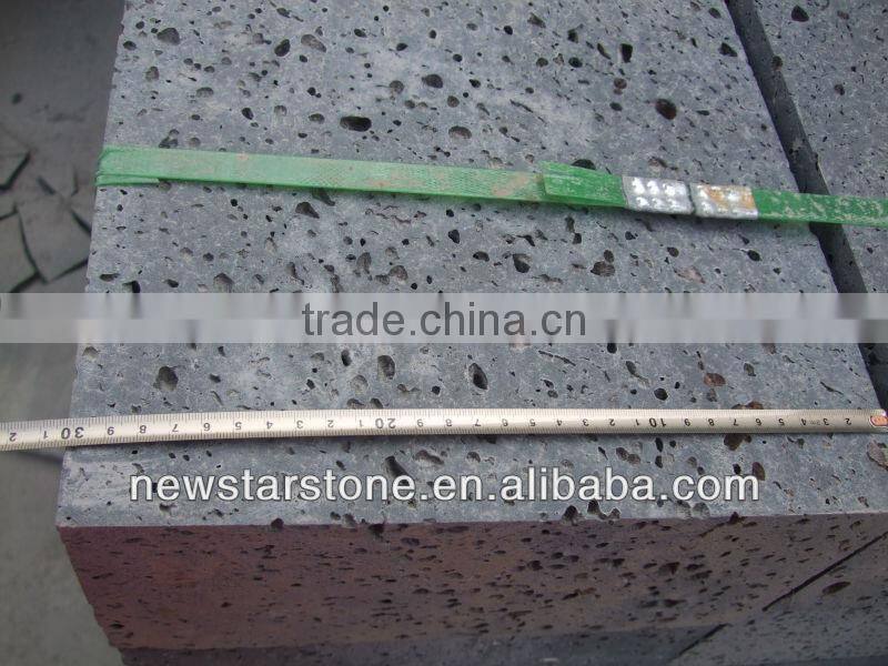 Big hole andesite stone