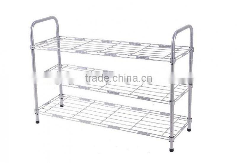 vivinature metal wire 16Pair Shoe Rack, White