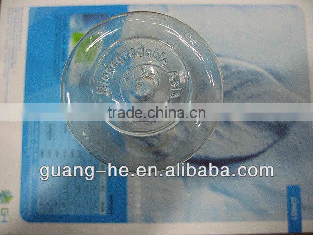 350ml biodegradable clearly pla liquor bottle/polylactide plastic mineral pla water bottle