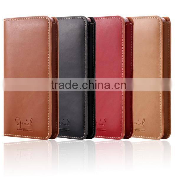 Flip PU leather handbag with wallet mobile phone bag For iPhone 7 leather holster