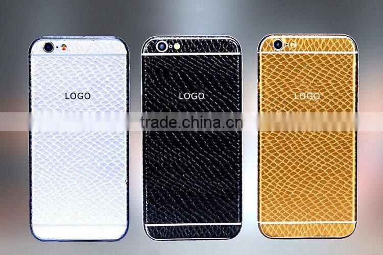 Snake textured sticker mobile phone full body protector film for iphone 6 / 6S / plus