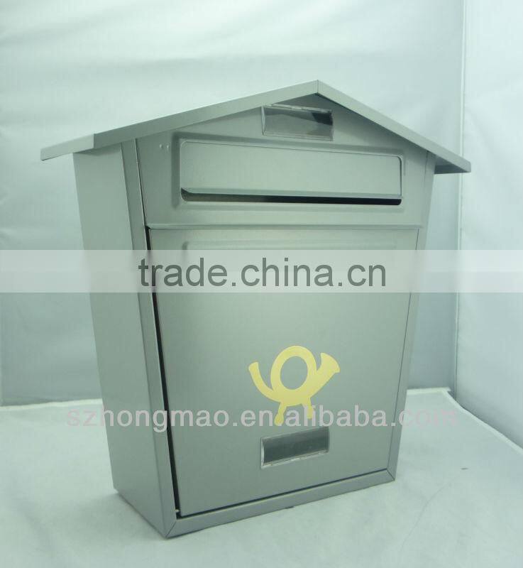 Galvanized steel letterbox in many colors