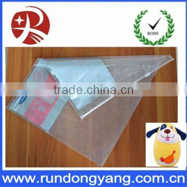 Free design matte printed plastic bag for packing with top quality
