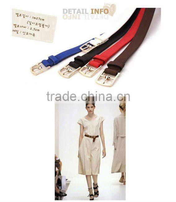 Supply stock fashion ladies belt fancy belt PU belt small order